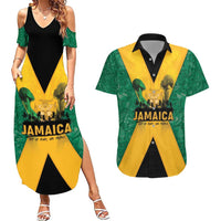 Jamaica Emancipation Day Couples Matching Summer Maxi Dress and Hawaiian Shirt Wi Likkle But Wi Tallawah - Wonder Print Shop