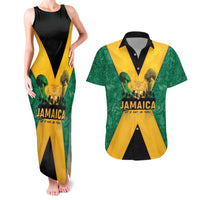 Jamaica Emancipation Day Couples Matching Tank Maxi Dress and Hawaiian Shirt Wi Likkle But Wi Tallawah - Wonder Print Shop