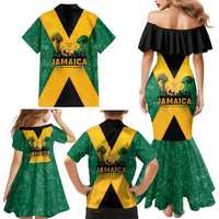 Jamaica Emancipation Day Family Matching Mermaid Dress and Hawaiian Shirt Wi Likkle But Wi Tallawah - Wonder Print Shop