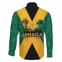 Jamaica Emancipation Day Family Matching Off The Shoulder Long Sleeve Dress and Hawaiian Shirt Wi Likkle But Wi Tallawah - Wonder Print Shop