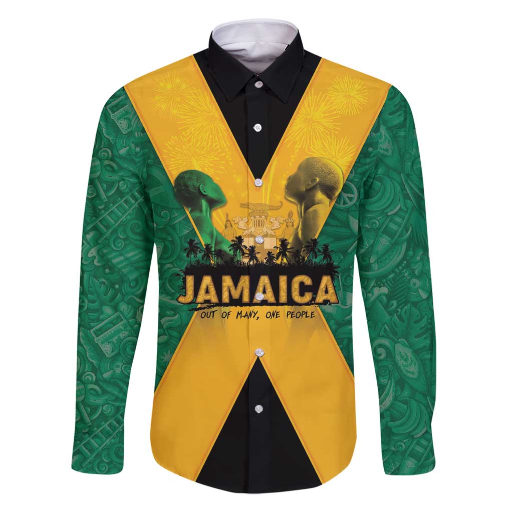 Jamaica Emancipation Day Family Matching Puletasi and Hawaiian Shirt Wi Likkle But Wi Tallawah - Wonder Print Shop