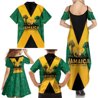 Jamaica Emancipation Day Family Matching Summer Maxi Dress and Hawaiian Shirt Wi Likkle But Wi Tallawah - Wonder Print Shop