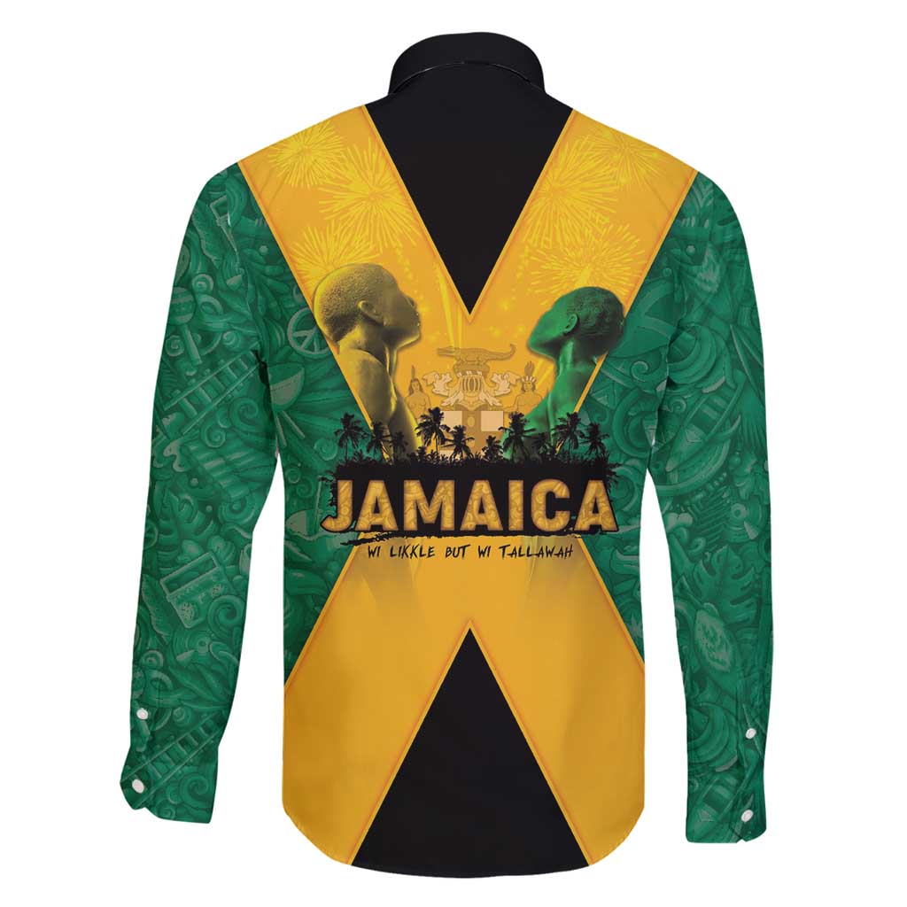Jamaica Emancipation Day Family Matching Tank Maxi Dress and Hawaiian Shirt Wi Likkle But Wi Tallawah - Wonder Print Shop