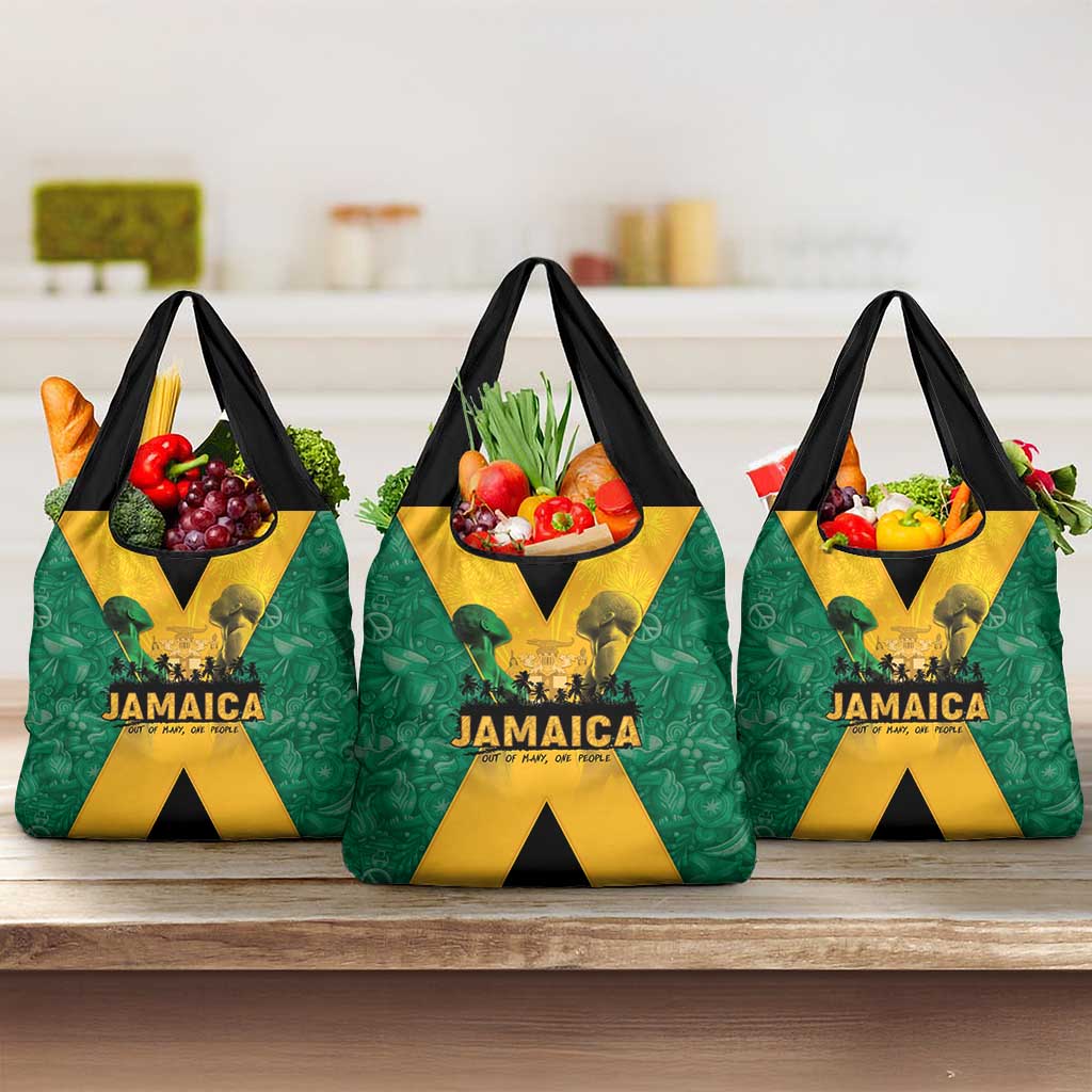 Jamaica Emancipation Day Grocery Bag Wi Likkle But Wi Tallawah - Wonder Print Shop