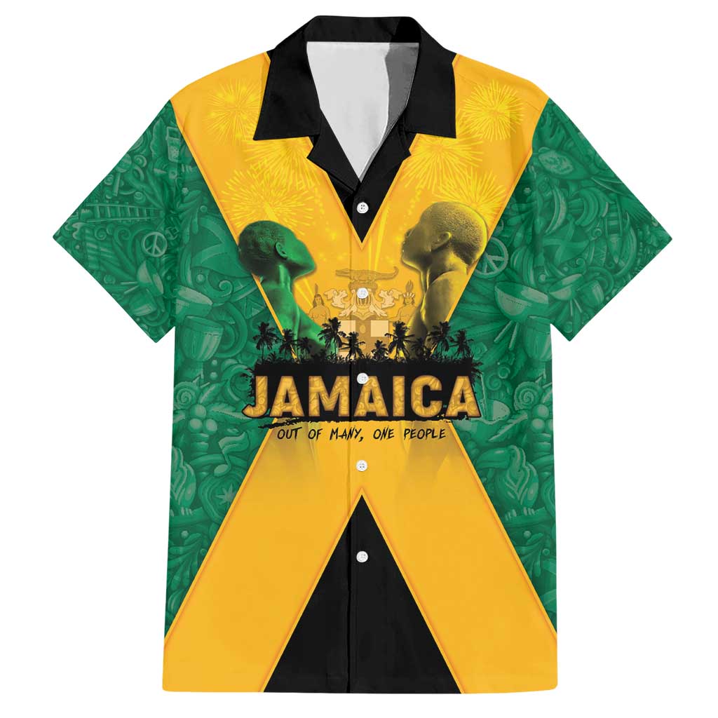 Jamaica Emancipation Day Hawaiian Shirt Wi Likkle But Wi Tallawah - Wonder Print Shop