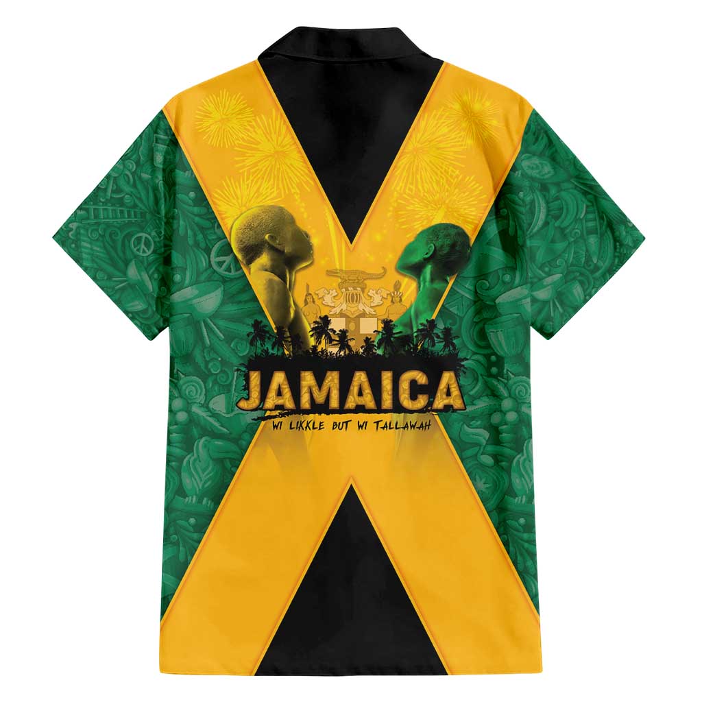 Jamaica Emancipation Day Hawaiian Shirt Wi Likkle But Wi Tallawah - Wonder Print Shop
