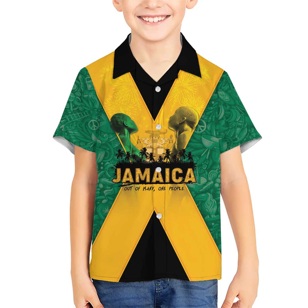 Jamaica Emancipation Day Hawaiian Shirt Wi Likkle But Wi Tallawah - Wonder Print Shop