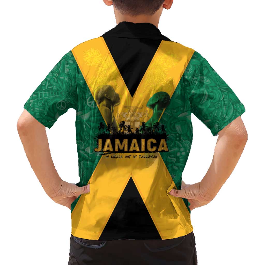 Jamaica Emancipation Day Hawaiian Shirt Wi Likkle But Wi Tallawah - Wonder Print Shop
