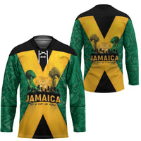 Jamaica Emancipation Day Hockey Jersey Wi Likkle But Wi Tallawah - Wonder Print Shop