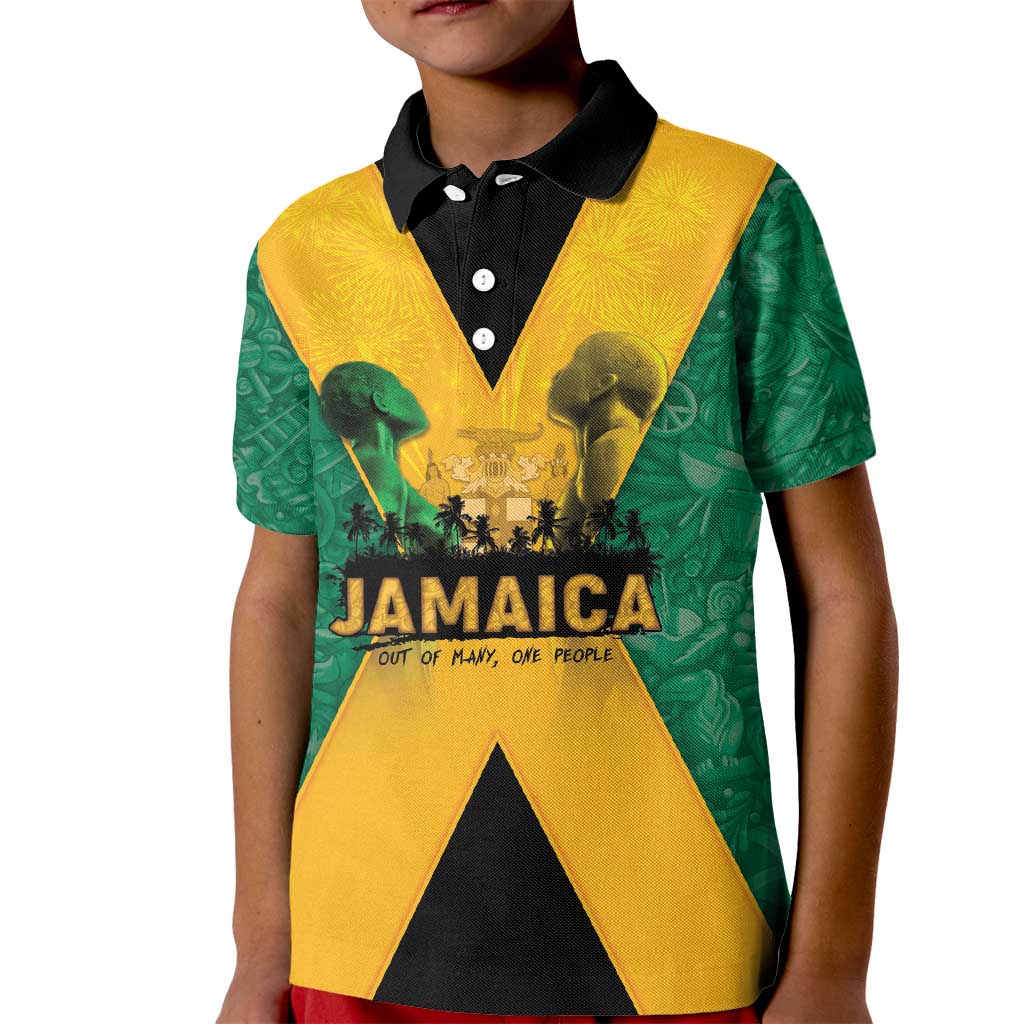 Jamaica Emancipation Day Kid Polo Shirt Wi Likkle But Wi Tallawah - Wonder Print Shop