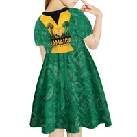 Jamaica Emancipation Day Kid Short Sleeve Dress Wi Likkle But Wi Tallawah - Wonder Print Shop