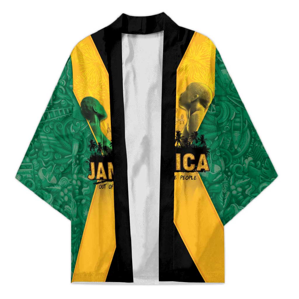 Jamaica Emancipation Day Kimono Wi Likkle But Wi Tallawah - Wonder Print Shop