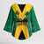 Jamaica Emancipation Day Kimono Sleeve Blouse Wi Likkle But Wi Tallawah - Wonder Print Shop