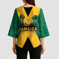 Jamaica Emancipation Day Kimono Sleeve Blouse Wi Likkle But Wi Tallawah - Wonder Print Shop