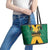 Jamaica Emancipation Day Leather Tote Bag Wi Likkle But Wi Tallawah - Wonder Print Shop