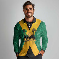 Jamaica Emancipation Day Long Sleeve Polo Shirt Wi Likkle But Wi Tallawah - Wonder Print Shop