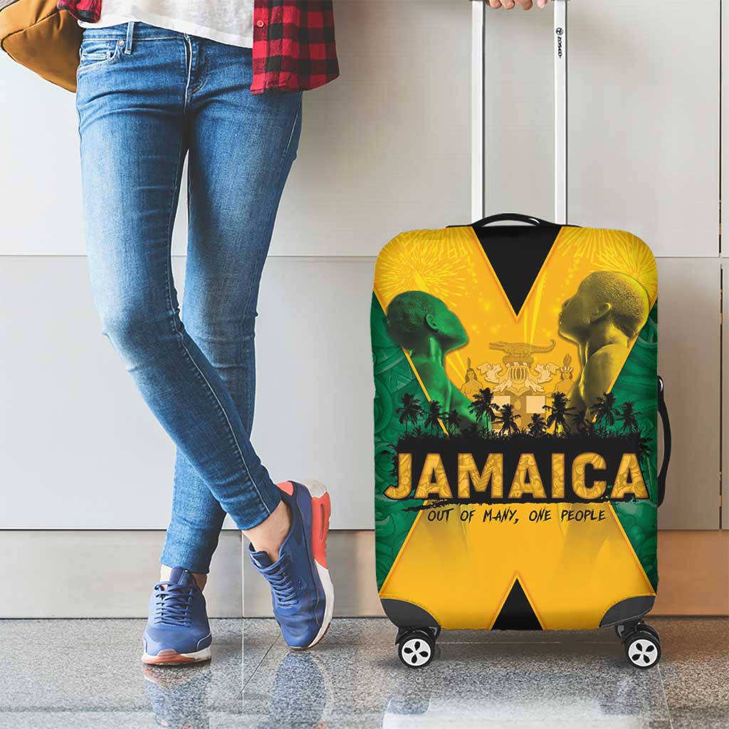 Jamaica Emancipation Day Luggage Cover Wi Likkle But Wi Tallawah - Wonder Print Shop