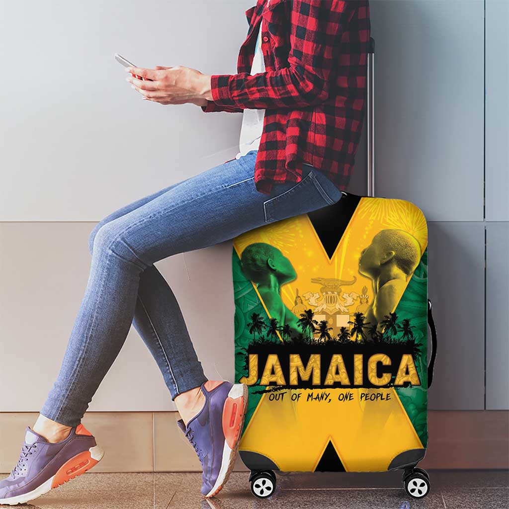 Jamaica Emancipation Day Luggage Cover Wi Likkle But Wi Tallawah - Wonder Print Shop