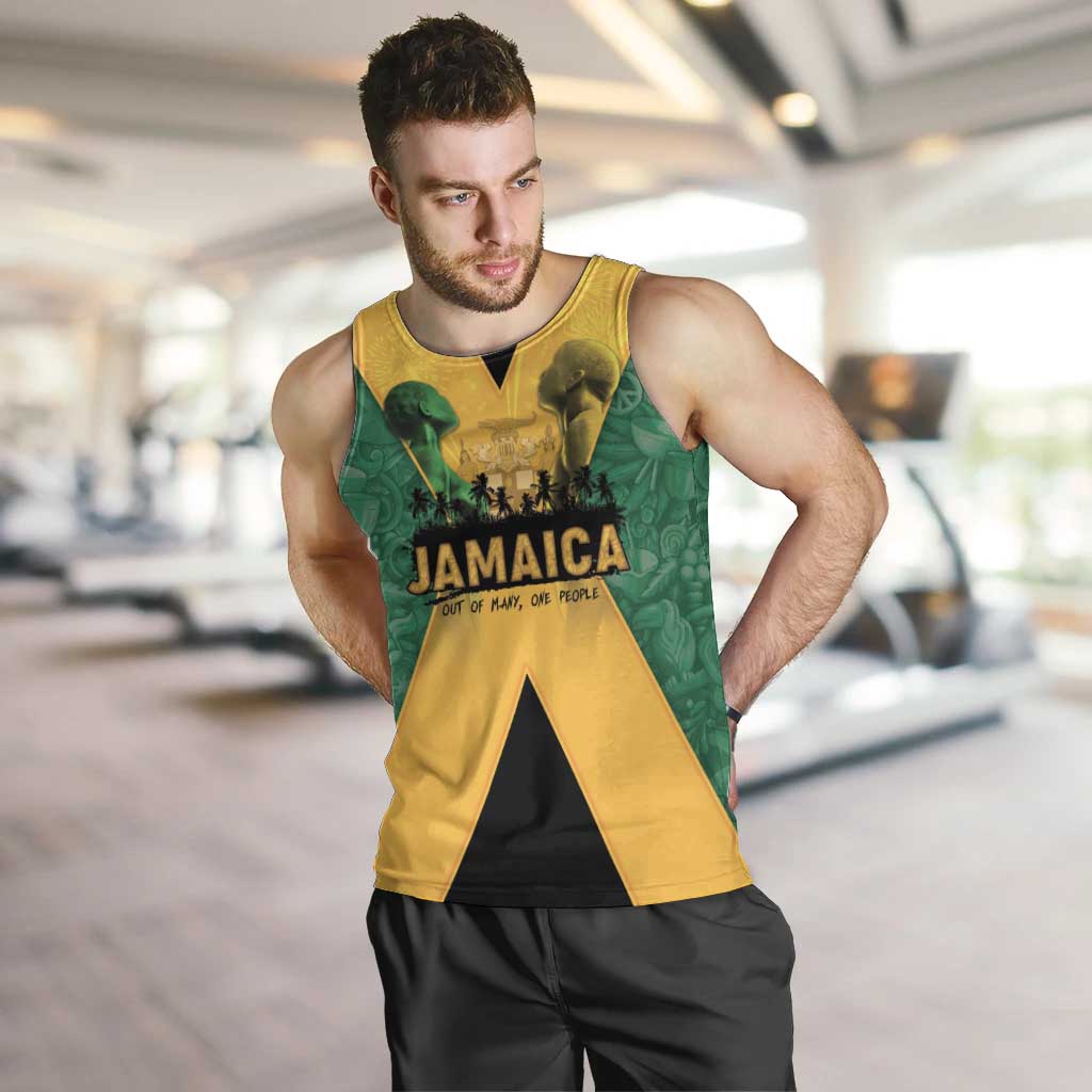 Jamaica Emancipation Day Men Tank Top Wi Likkle But Wi Tallawah - Wonder Print Shop