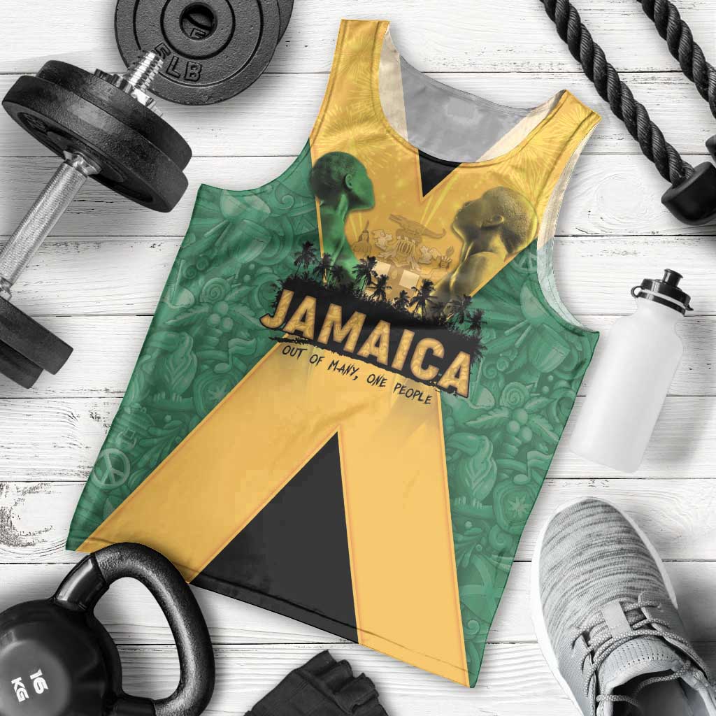 Jamaica Emancipation Day Men Tank Top Wi Likkle But Wi Tallawah - Wonder Print Shop