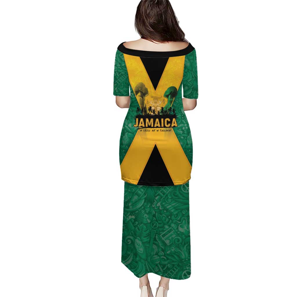 Jamaica Emancipation Day Puletasi Wi Likkle But Wi Tallawah - Wonder Print Shop