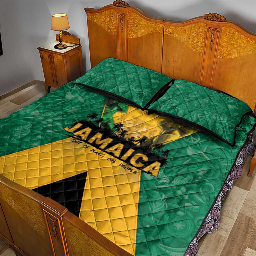 Jamaica Emancipation Day Quilt Bed Set Wi Likkle But Wi Tallawah - Wonder Print Shop