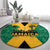 Jamaica Emancipation Day Round Carpet Wi Likkle But Wi Tallawah - Wonder Print Shop
