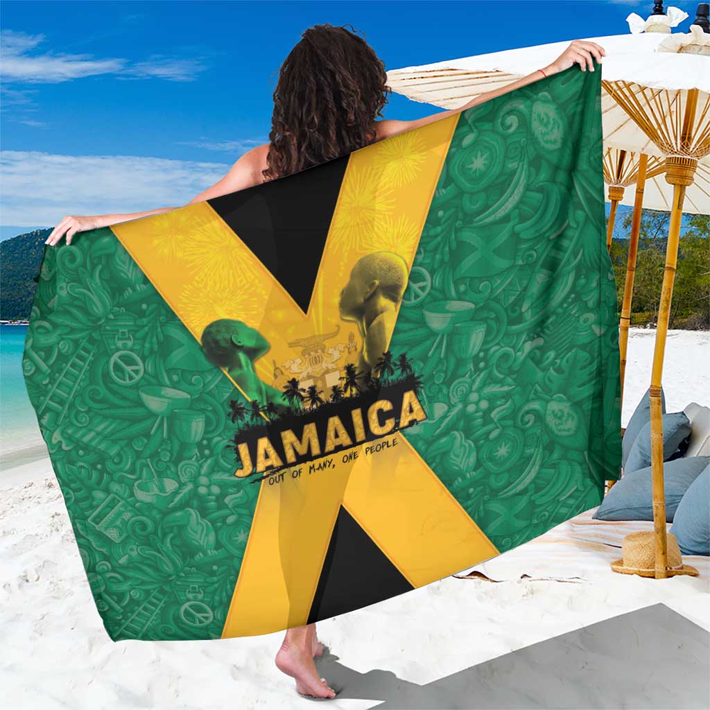 Jamaica Emancipation Day Sarong Wi Likkle But Wi Tallawah - Wonder Print Shop