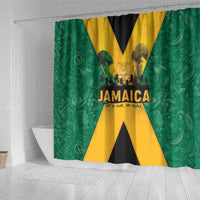 Jamaica Emancipation Day Shower Curtain Wi Likkle But Wi Tallawah - Wonder Print Shop