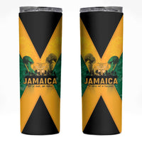 Jamaica Emancipation Day Skinny Tumbler Wi Likkle But Wi Tallawah - Wonder Print Shop