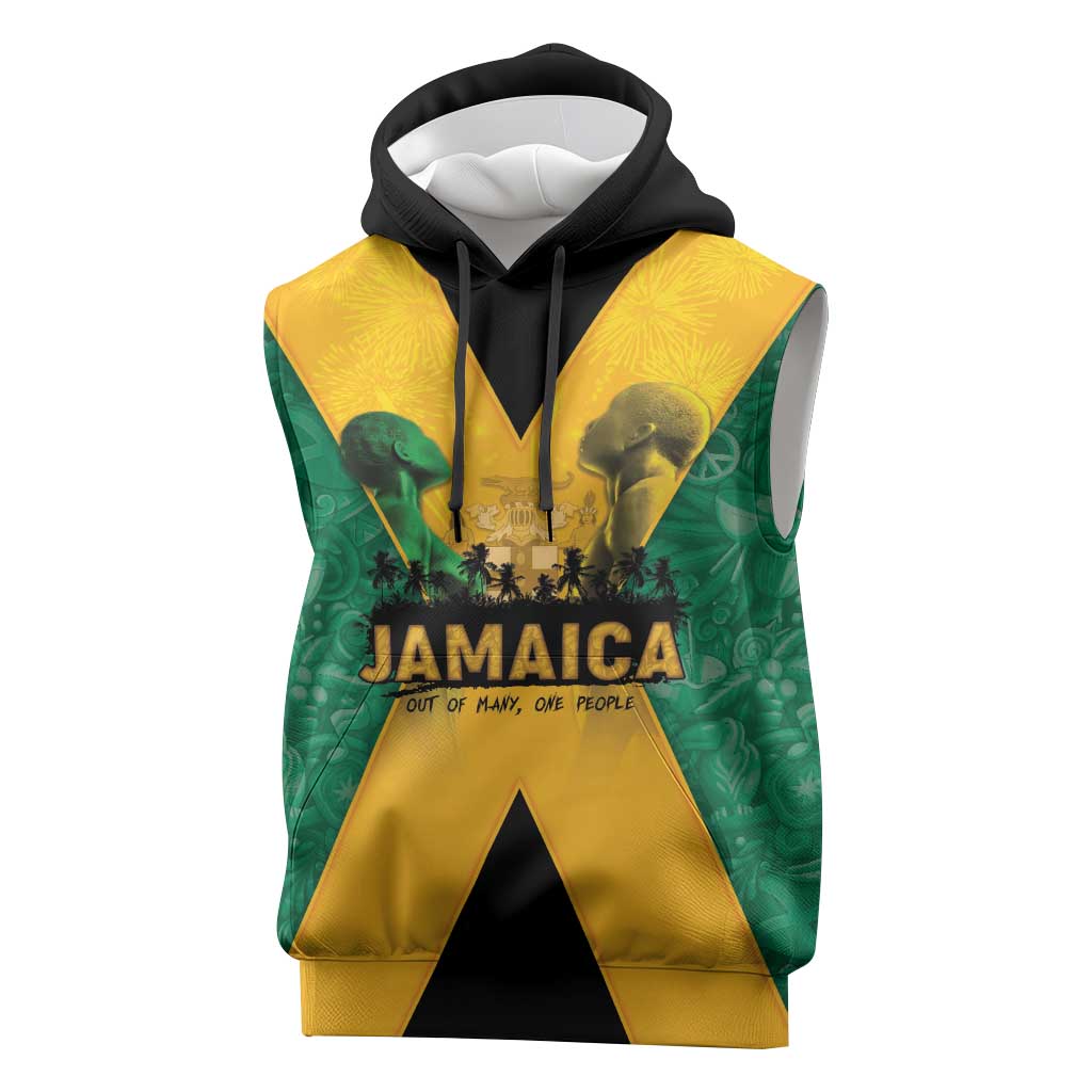 Jamaica Emancipation Day Sleeveless Hoodie Wi Likkle But Wi Tallawah - Wonder Print Shop