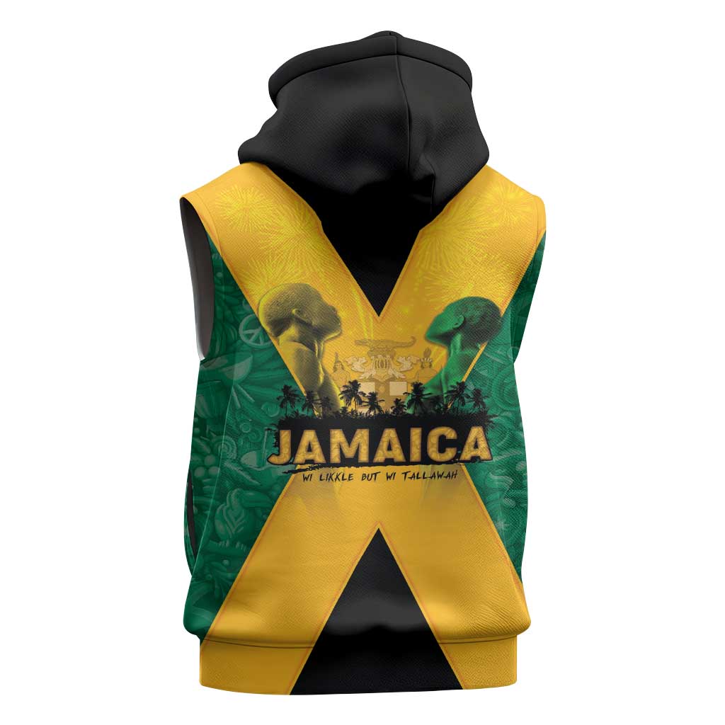 Jamaica Emancipation Day Sleeveless Hoodie Wi Likkle But Wi Tallawah - Wonder Print Shop