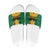 Jamaica Emancipation Day Slide Sandals Wi Likkle But Wi Tallawah - Wonder Print Shop
