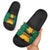 Jamaica Emancipation Day Slide Sandals Wi Likkle But Wi Tallawah - Wonder Print Shop