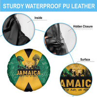 Jamaica Emancipation Day Spare Tire Cover Wi Likkle But Wi Tallawah - Wonder Print Shop