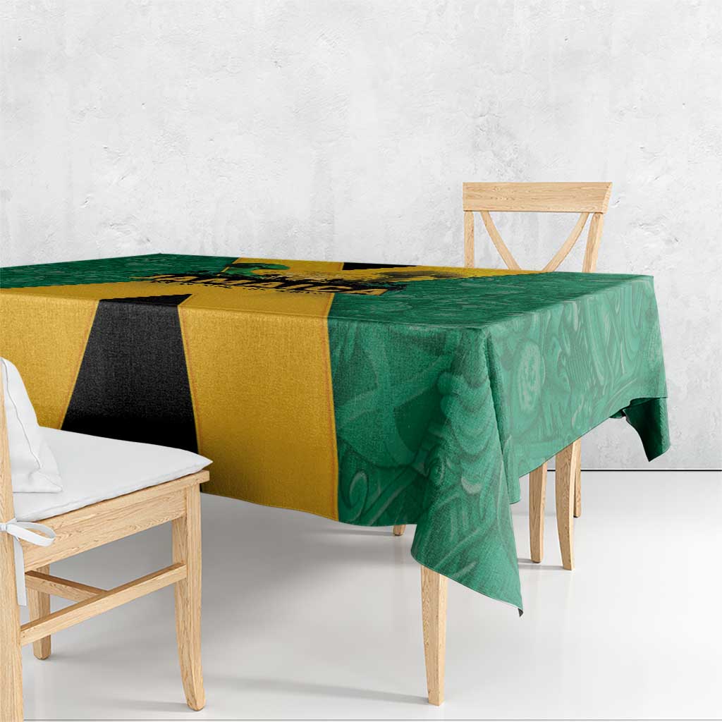 Jamaica Emancipation Day Tablecloth Wi Likkle But Wi Tallawah - Wonder Print Shop
