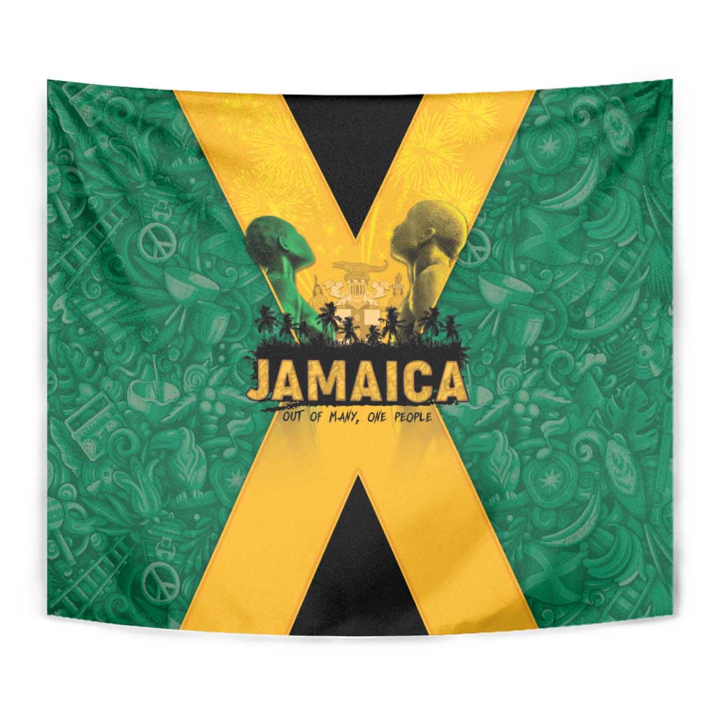 Jamaica Emancipation Day Tapestry Wi Likkle But Wi Tallawah - Wonder Print Shop
