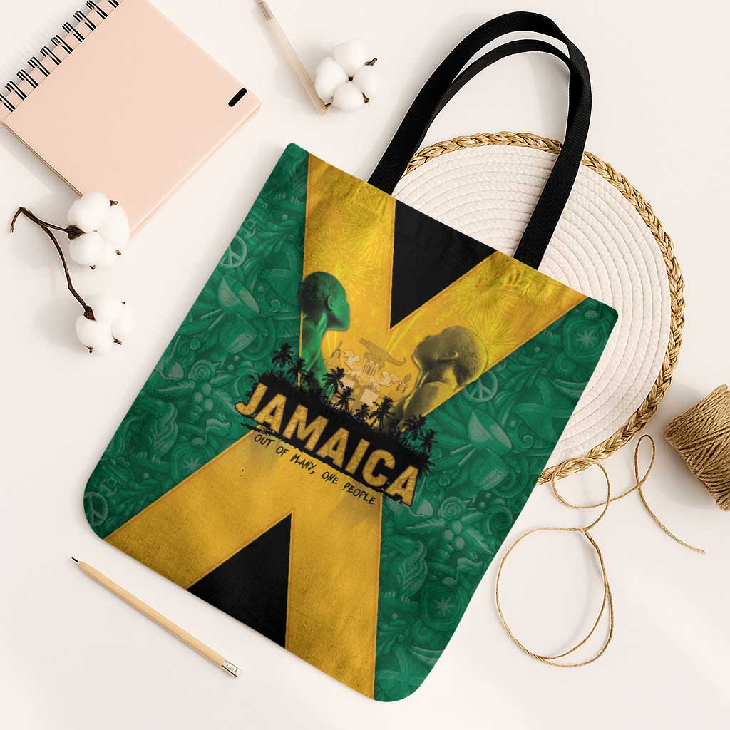 Jamaica Emancipation Day Tote Bag Wi Likkle But Wi Tallawah - Wonder Print Shop