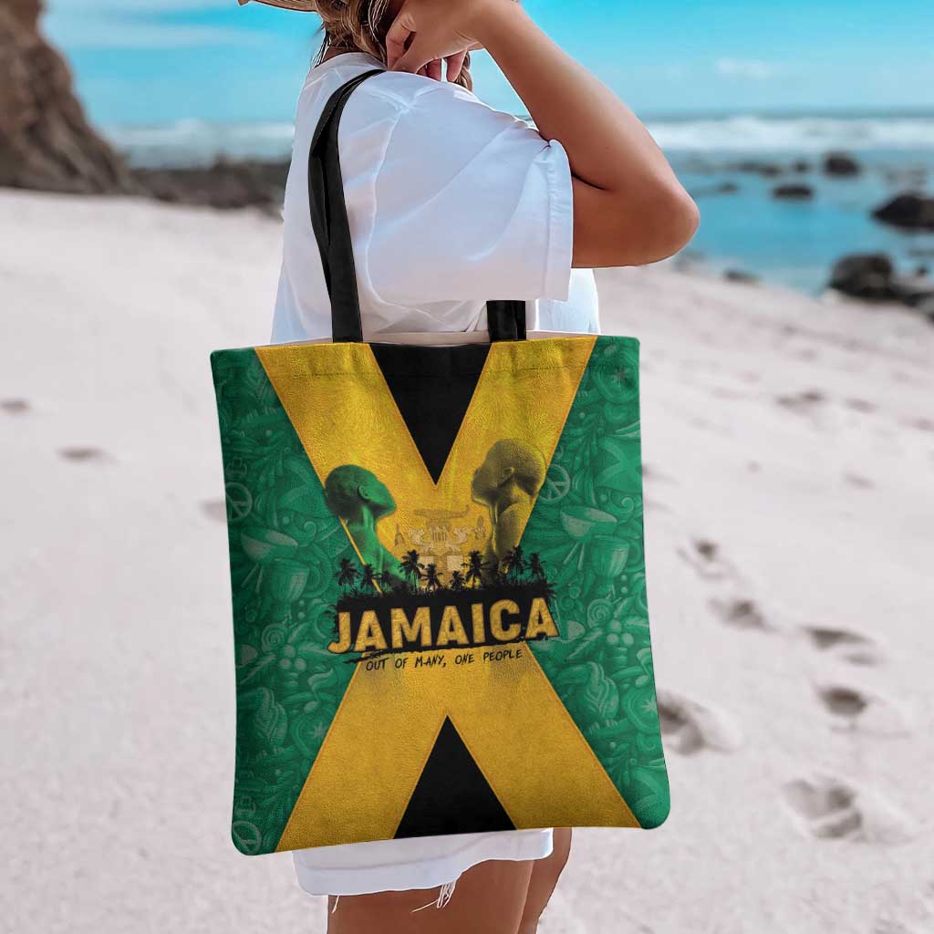 Jamaica Emancipation Day Tote Bag Wi Likkle But Wi Tallawah - Wonder Print Shop