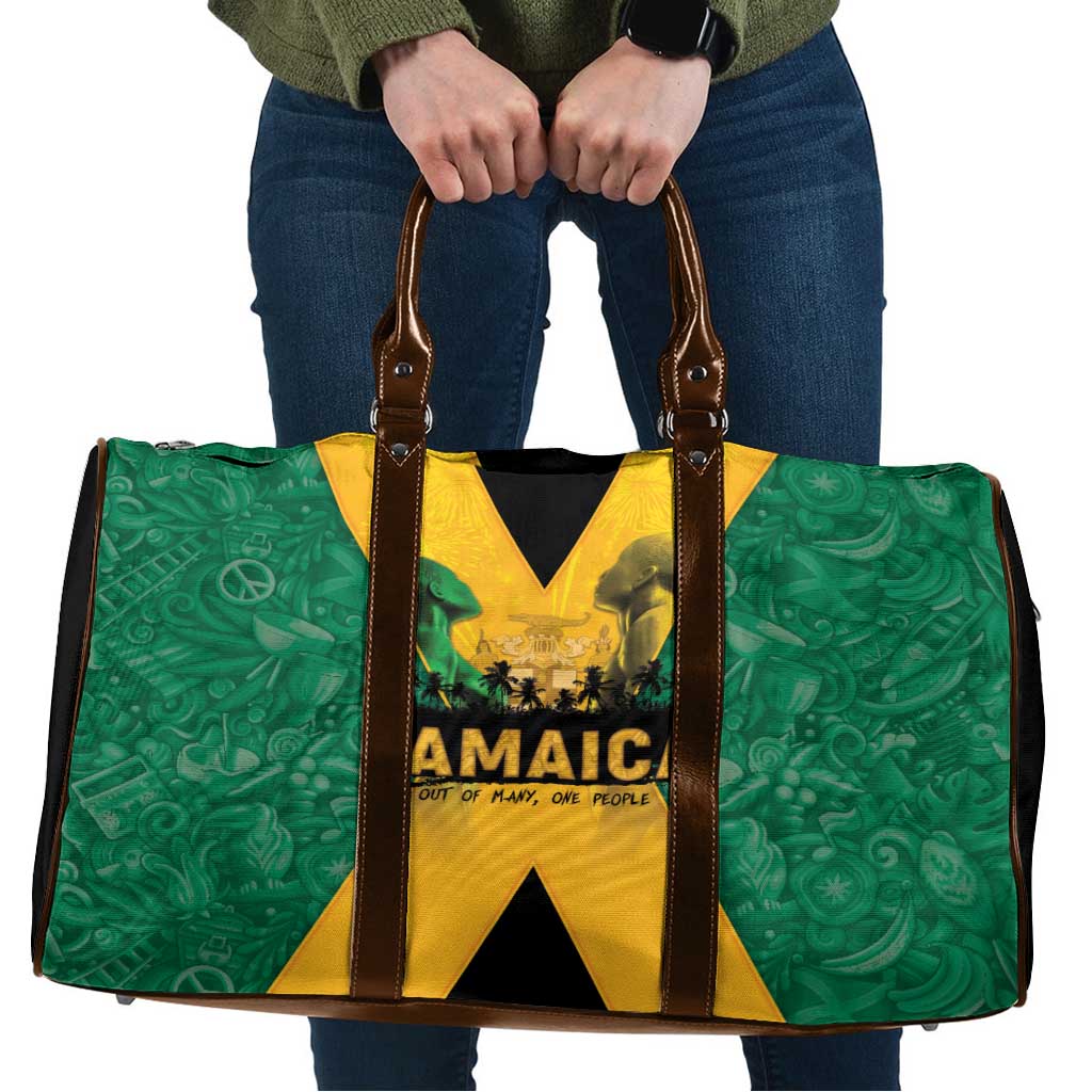 Jamaica Emancipation Day Travel Bag Wi Likkle But Wi Tallawah - Wonder Print Shop