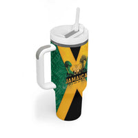 Jamaica Emancipation Day Tumbler With Handle Wi Likkle But Wi Tallawah - Wonder Print Shop