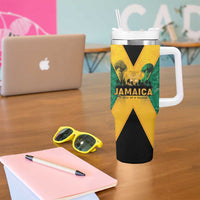 Jamaica Emancipation Day Tumbler With Handle Wi Likkle But Wi Tallawah - Wonder Print Shop