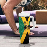 Jamaica Emancipation Day Tumbler With Handle Wi Likkle But Wi Tallawah - Wonder Print Shop