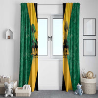 Jamaica Emancipation Day Window Curtain Wi Likkle But Wi Tallawah - Wonder Print Shop