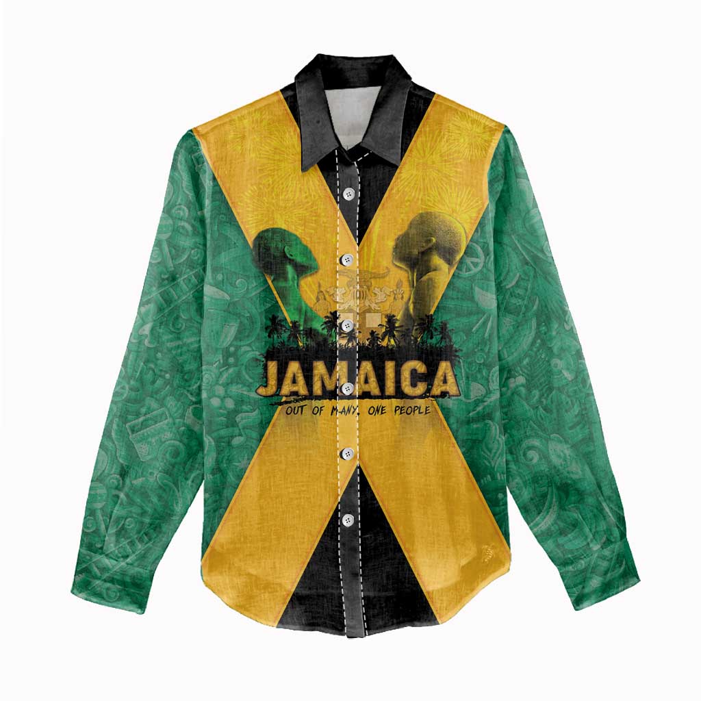 Jamaica Emancipation Day Women Casual Shirt Wi Likkle But Wi Tallawah - Wonder Print Shop