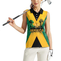 Jamaica Emancipation Day Women Sleeveless Polo Shirt Wi Likkle But Wi Tallawah - Wonder Print Shop