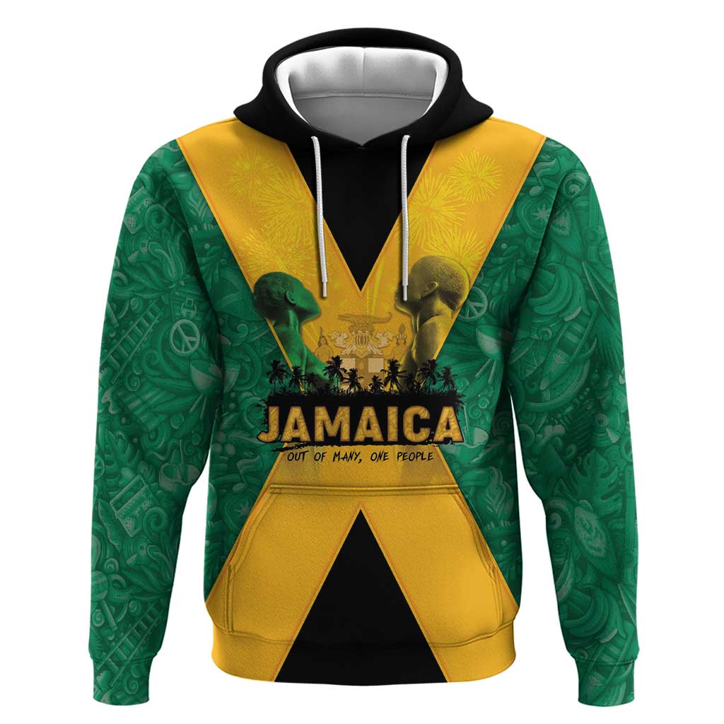 Jamaica Emancipation Day Zip Hoodie Wi Likkle But Wi Tallawah - Wonder Print Shop