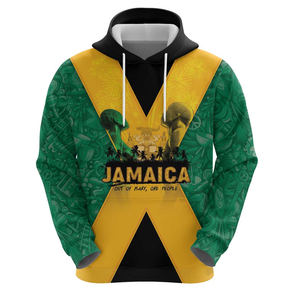 Jamaica Emancipation Day Zip Hoodie Wi Likkle But Wi Tallawah - Wonder Print Shop