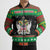 Saint Kitts And Nevis Christmas Bomber Puffer Jacket Coat Of Arms Xmas Vibe - Wonder Print Shop