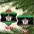 Saint Kitts And Nevis Christmas Ceramic Ornament Coat Of Arms Xmas Vibe - Wonder Print Shop